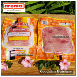 Aroma Bali frozen pork HAM DANISH sliced 250g